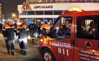 Из-за обрушения потолка в метро Тбилиси пострадали 14 человек