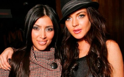 Линдсей Лохан и Ким Кардашьян поругались в Сети