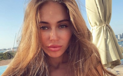 «Русская Джоли» Галинка Миргаева сексуально изогнулась в нижнем белье