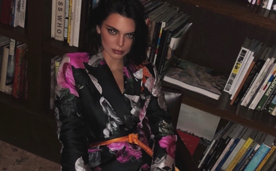 Кендалл Дженнер снялась в черно-белой фотосессии обнаженной