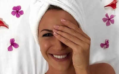 Леся Никитюк показала стройную фигуру в нижнем белье