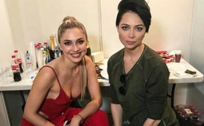 Наталья Рудова и Настасья Самбурская предстали в сексуальных платьях