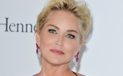 Шэрон Стоун вышла в свет в провокационном платье