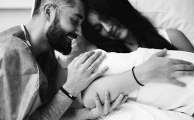 Рэпер Мот с супругой крестили полуторамесячного сына