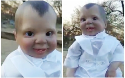 В Бразилии «кукла дьявола» следит за посетителями на кладбище