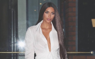 Ким Кардашьян взбудоражила поклонников снимком в бикини