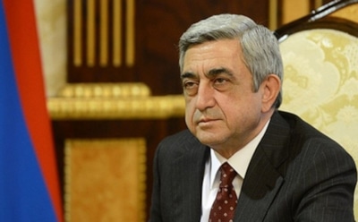 Премьер-министр Армении Серж Саргсян подал в отставку