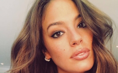 Модель plus-size Эшли Грэм снялась в нижнем белье