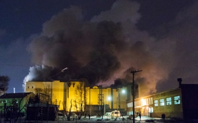 В Кемерово «Зимнюю вишню» начали сносить в прямом эфире