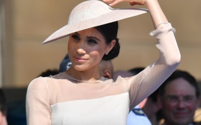 Меган Маркл и принц Гарри впервые появились на публике после свадьбы