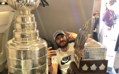 Овечкин бурно отпраздновал завоевание Кубка Стэнли в Лас-Вегасе