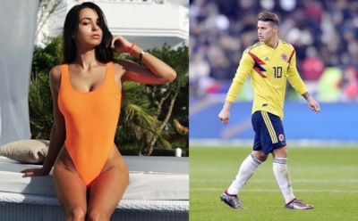 СМИ: футболист Хамес Родригес бросил жену ради российской модели Хельги Лавкейти