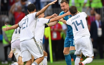 Как Россия пережила ночь после выхода в четвертьфинал