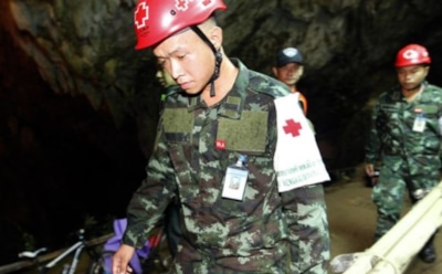 Дайвер рассказал об операции по спасению застрявших в пещере детей