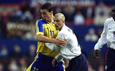 Златан Ибрагимович заключил эксцентричное пари с Дэвидом Бекхэмом