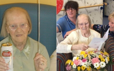 100-летняя британка назвала пиво и печенье секретом долголетия