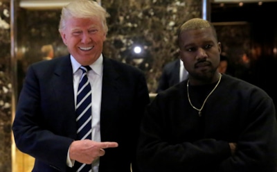 Трамп сердечно поблагодарил Канье Уэста за поддержку в телешоу