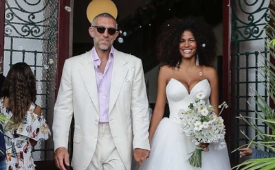 Венсан Кассель женился на модели Тине Кунаки