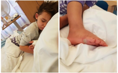 В Британии девочка примерила туфли и едва не лишилась ноги