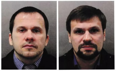 Подозреваемые в деле Скрипалей объяснили, что делали в Великобритании