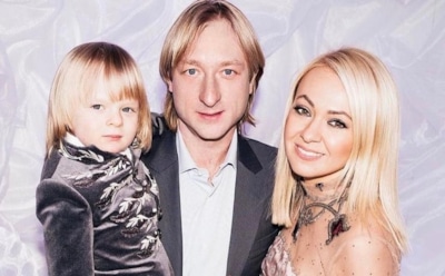 Сын Рудковской и Плющенко вошел в список самых красивых детей