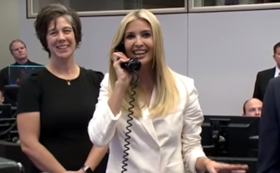 Россиянин послал из космоса комплимент Иванке Трамп