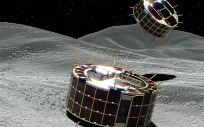 «Роботы-прыгуны» прислали с астероида первые снимки