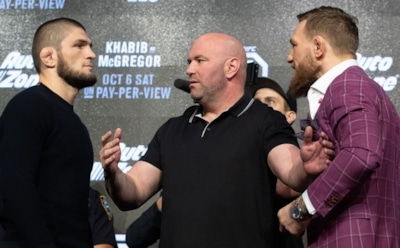 Хабиб и Макгрегор заочно обменялись обвинениями на пресс-конференции