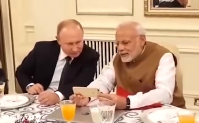 Премьер Индии показал Путину клип Сати Казановой