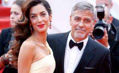 Папарацци засняли Амаль Клуни с подросшим сыном