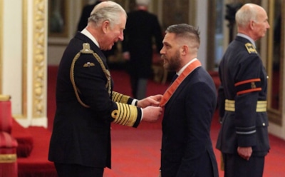 Том Харди получил орден Британской империи и звание командора