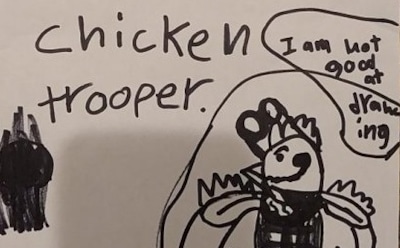 Разработчики Fortnite создали по просьбе ребенка скин «куриного воина»