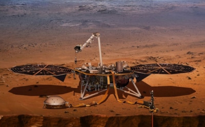 NASA показало видео приземления миссии InSight на Марс