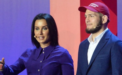 Хабиб извинился перед Канделаки за то, что не пожал ей руку