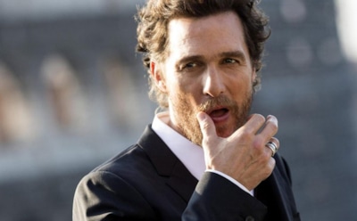 Мэттью Макконахи увидели с кровью на лице на съемках у Гая Ричи