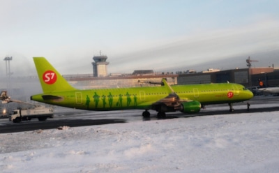 Пассажирский лайнер сел в Домодедово с отказавшим двигателем