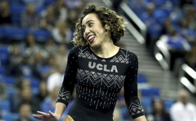 Гимнастка Охаши «взорвала» Интернет эффектным приземлением на шпагат