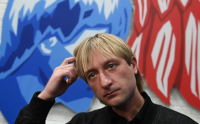 Евгений Плющенко скопировал снимок Дэвида Бекхэма