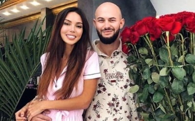 Джиган поздравил жену с 8 марта букетом в человеческий рост