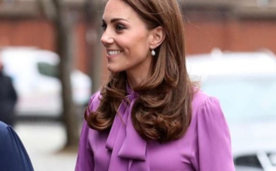 Кейт Миддлтон раскритиковали за появление в надетой задом наперед блузке