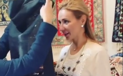 Татьяна Навка надела паранджу