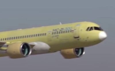 Первый полёт российской альтернативы "Боингу" сняли на видео