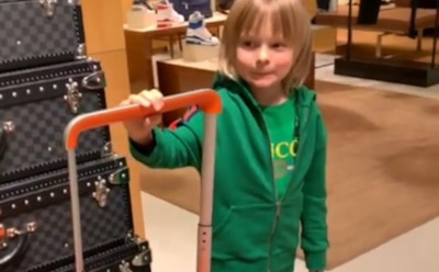 6-летний сын Плющенко потратил гонорар на чемоданы Louis Vuitton