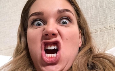 Кристина Асмус поразила страшными гримасами