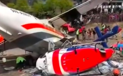 В Непале разбился пассажирский самолет