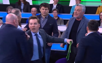 В прямом эфире НТВ произошла потасовка при обсуждении Украины