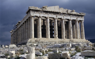 В Акрополь ударила молния, пострадали четыре человека