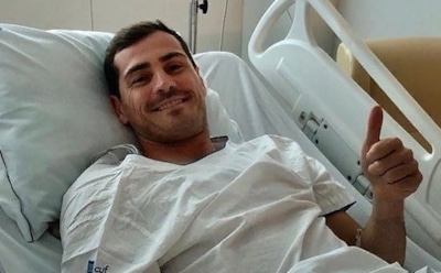 Голкипер Икер Касильяс обратился к фанатам после инфаркта