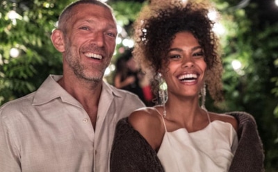 Венсана Касселя и Тину Кунаки засняли за прогулкой с дочерью