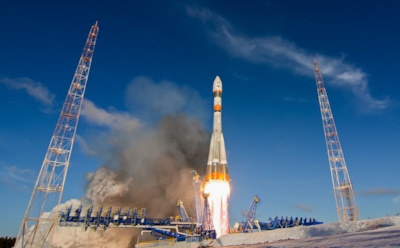 В Сети появилось видео удара молнии в ракету-носитель «Союз»